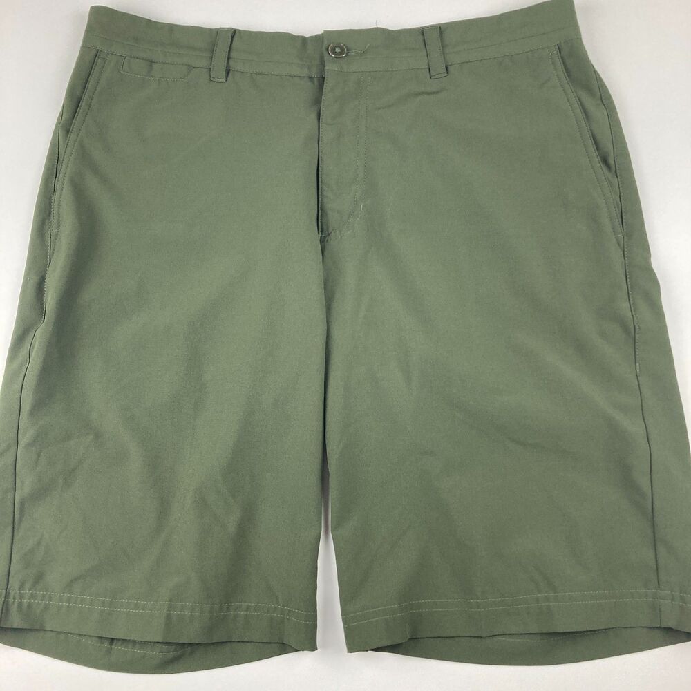 Nike Golf Shorts Mens 32 Green Dri-FIT Stretch Woven 725702-325